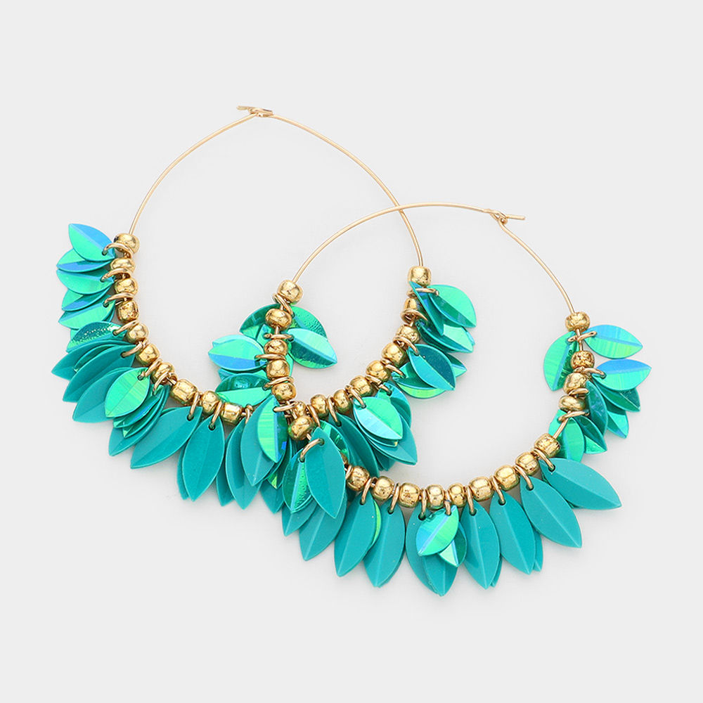 Sequins Dangle Earrings 