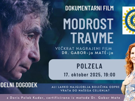 Gabor Mate - An Evening of Inspiration and Compassion on Polzela!