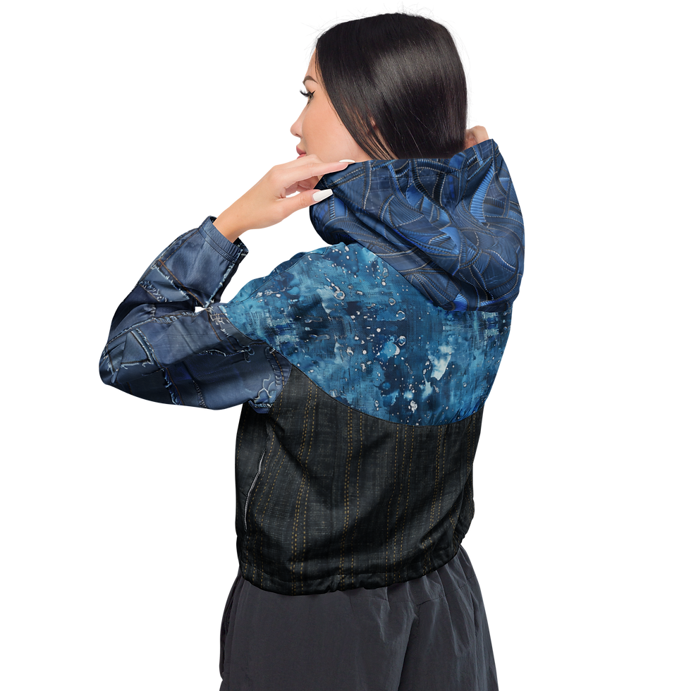 Thumbnail: Denim Dream Women’s cropped windbreaker