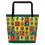Thumbnail: Rastabots Large Tote Bag