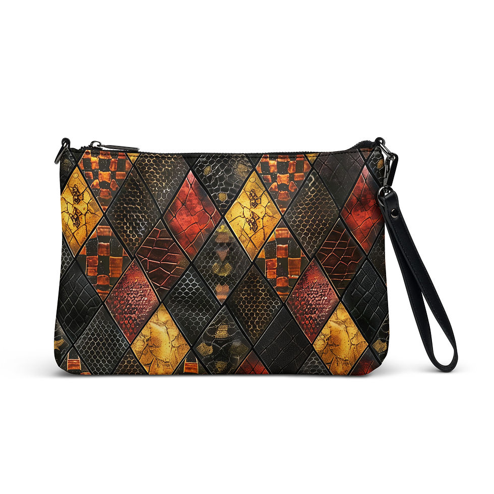 Thumbnail: Snaked Argyle Crossbody bag