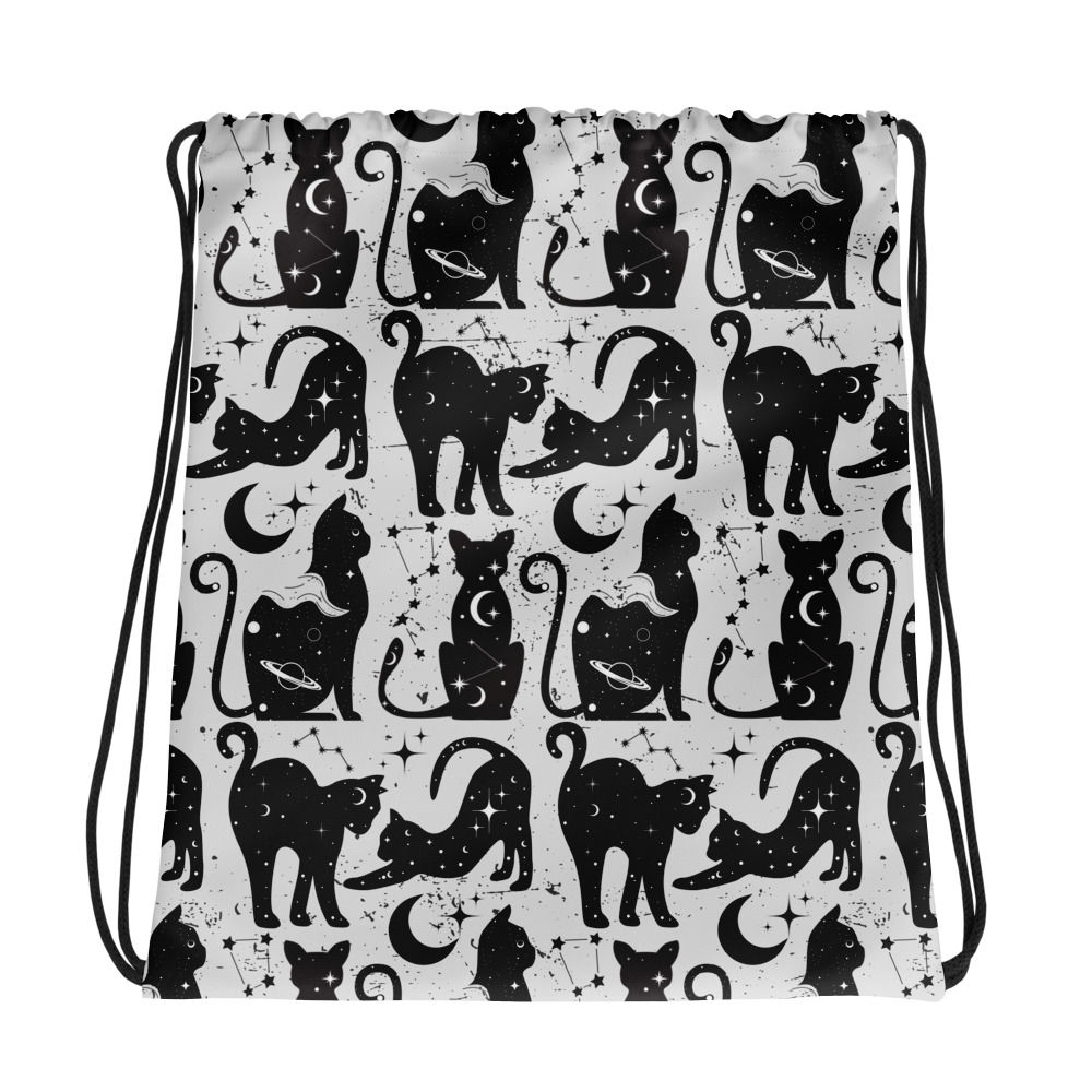 Bolsa de Cordón Mística Cats guia espiritual