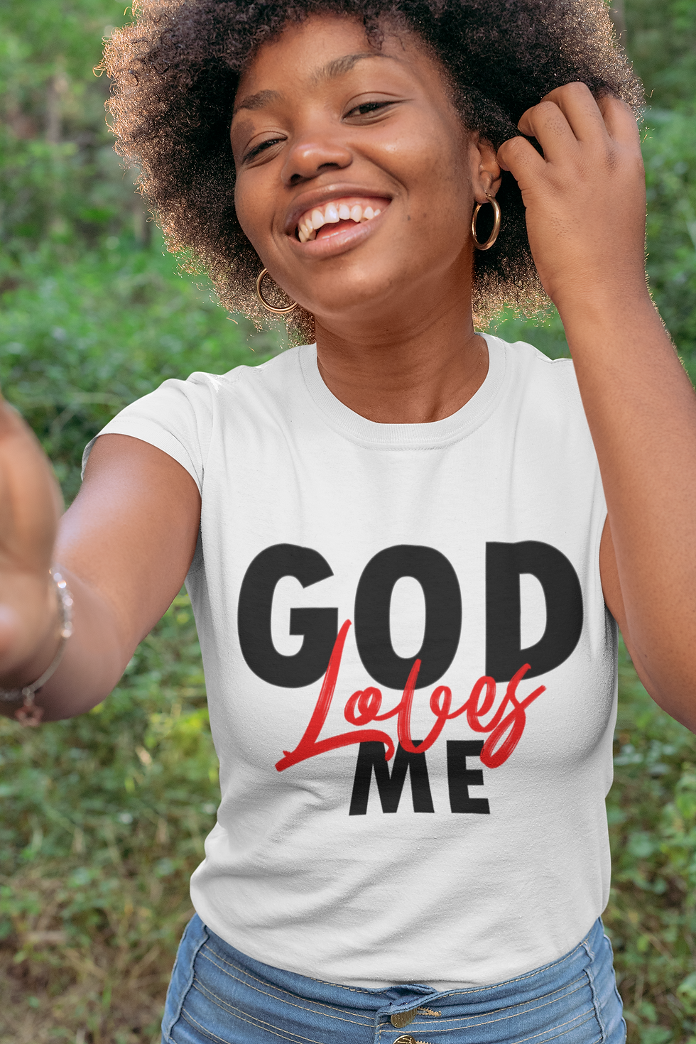 Thumbnail: God Loves Me T-Shirt