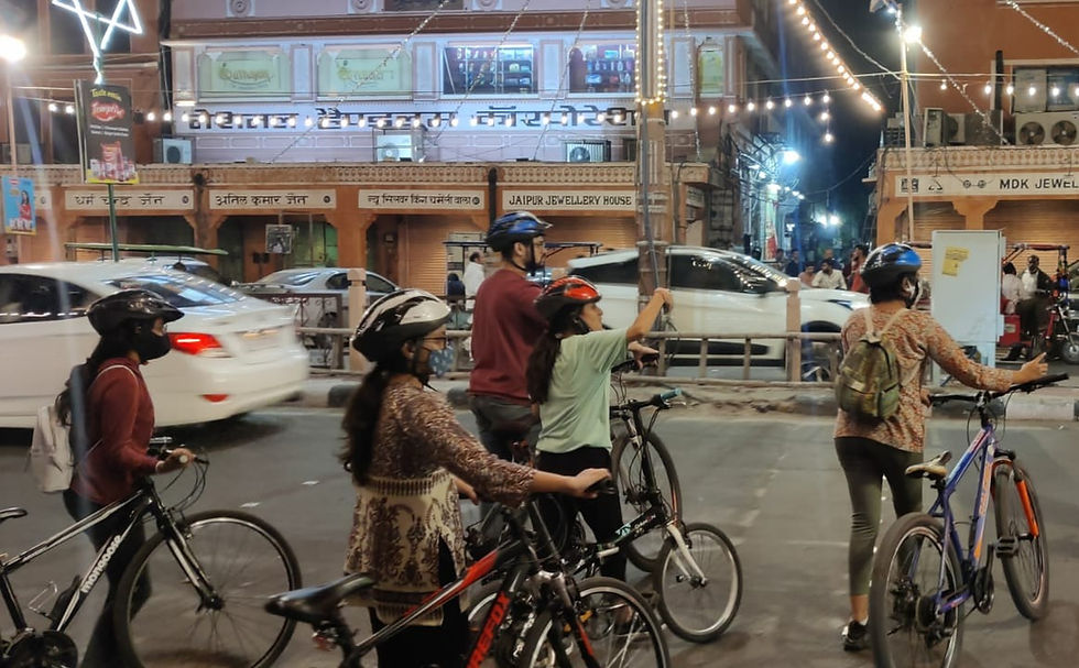 Festivals de Jaipur - Cyclisme nocturne