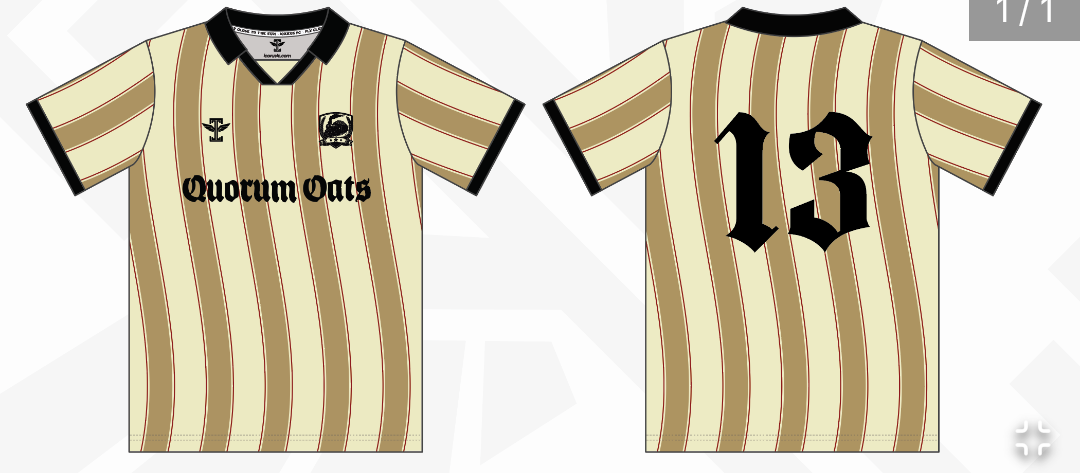 Quorum Oats FC Home Jersey (Pre-Order!)