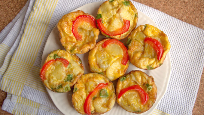 Karnıbaharlı Mini Omlet (3 porsyion için)