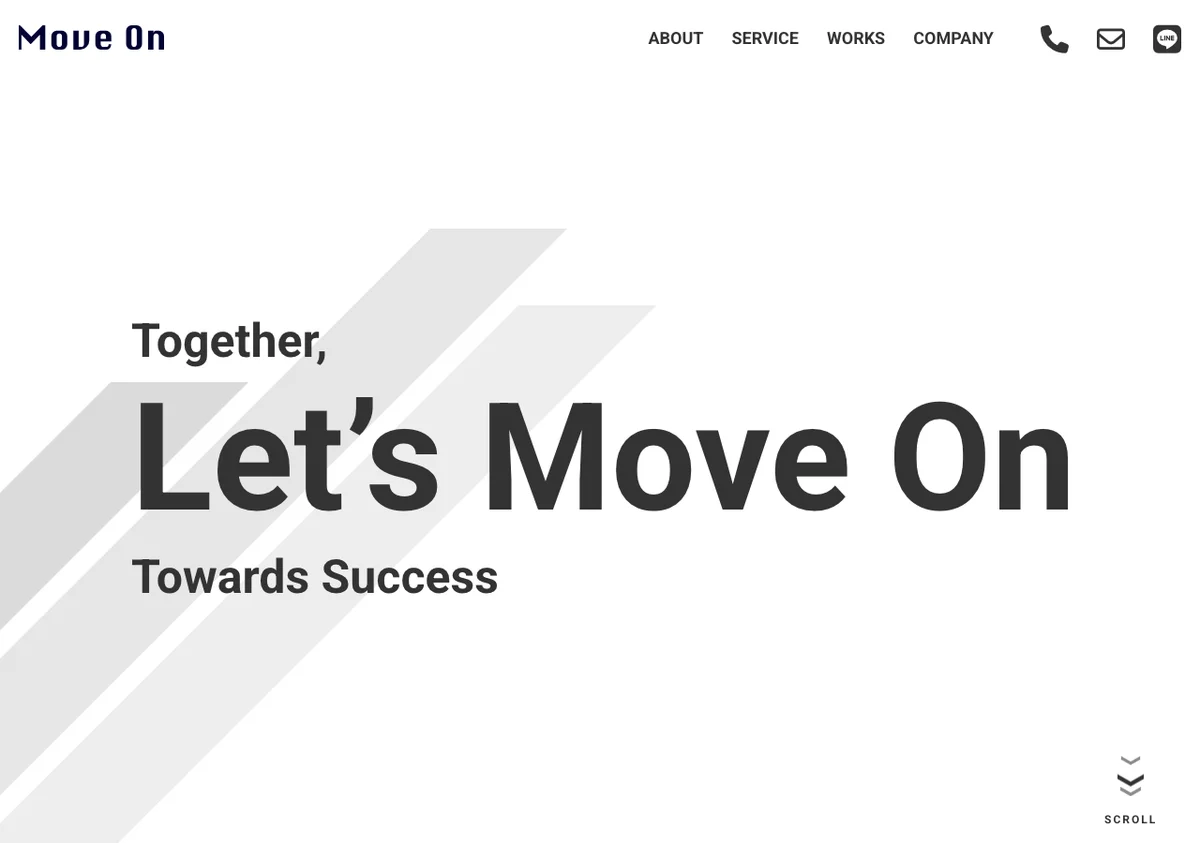 株式会社Move Onの公式サイト画像