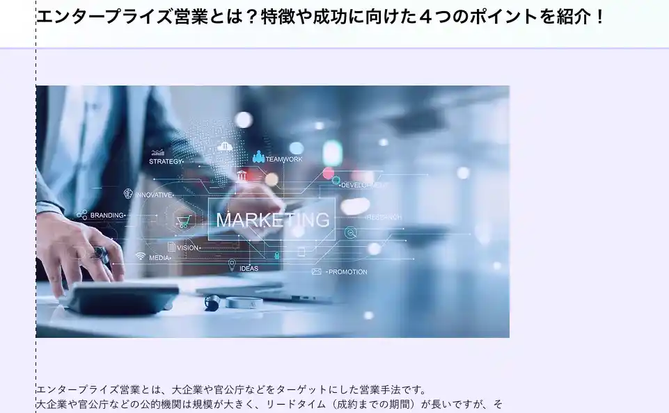 エンタープライズ営業とは?特徴・必要なスキル・成功に向けた4つの方法