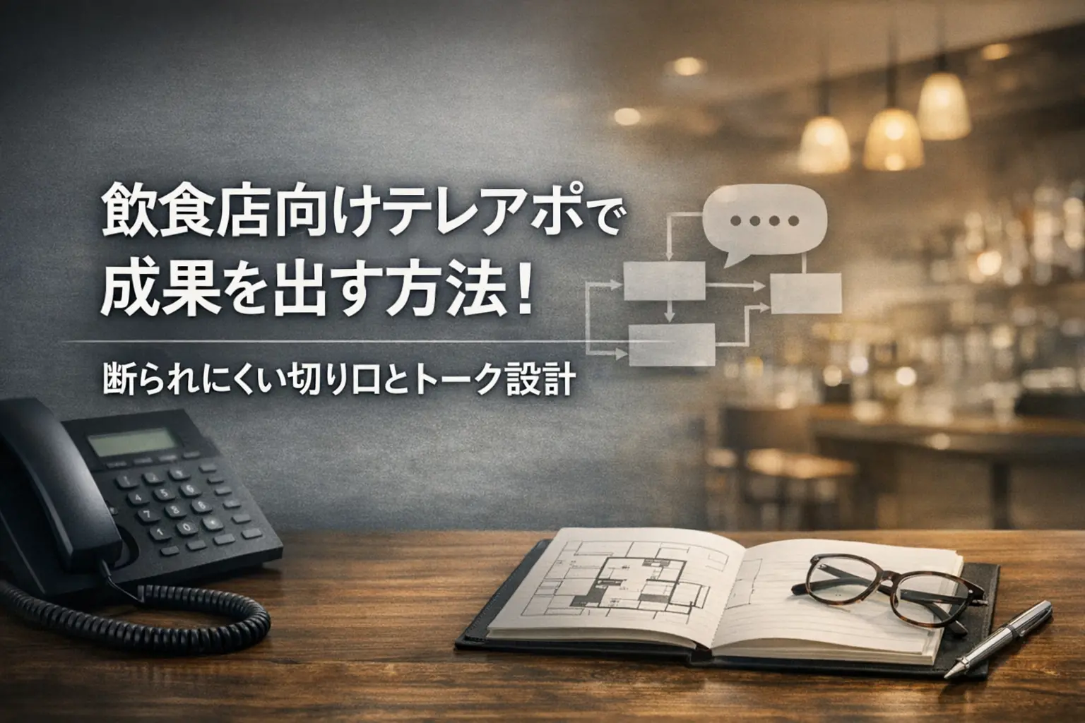 飲食店向けテレアポのコツ|時間帯・切り口・トーク例と改善方法