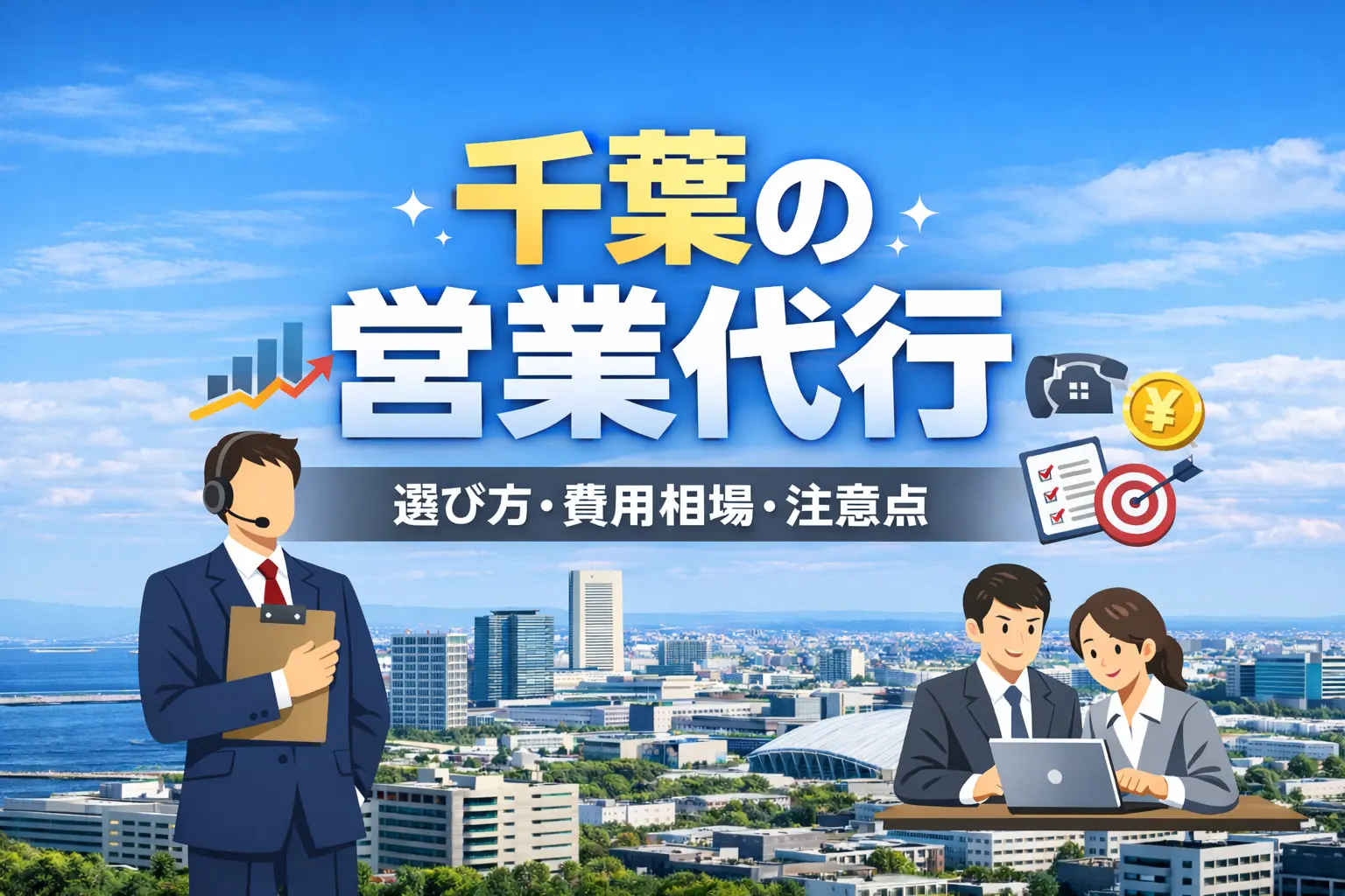 千葉の営業代行おすすめ4社|対応範囲・費用・選び方