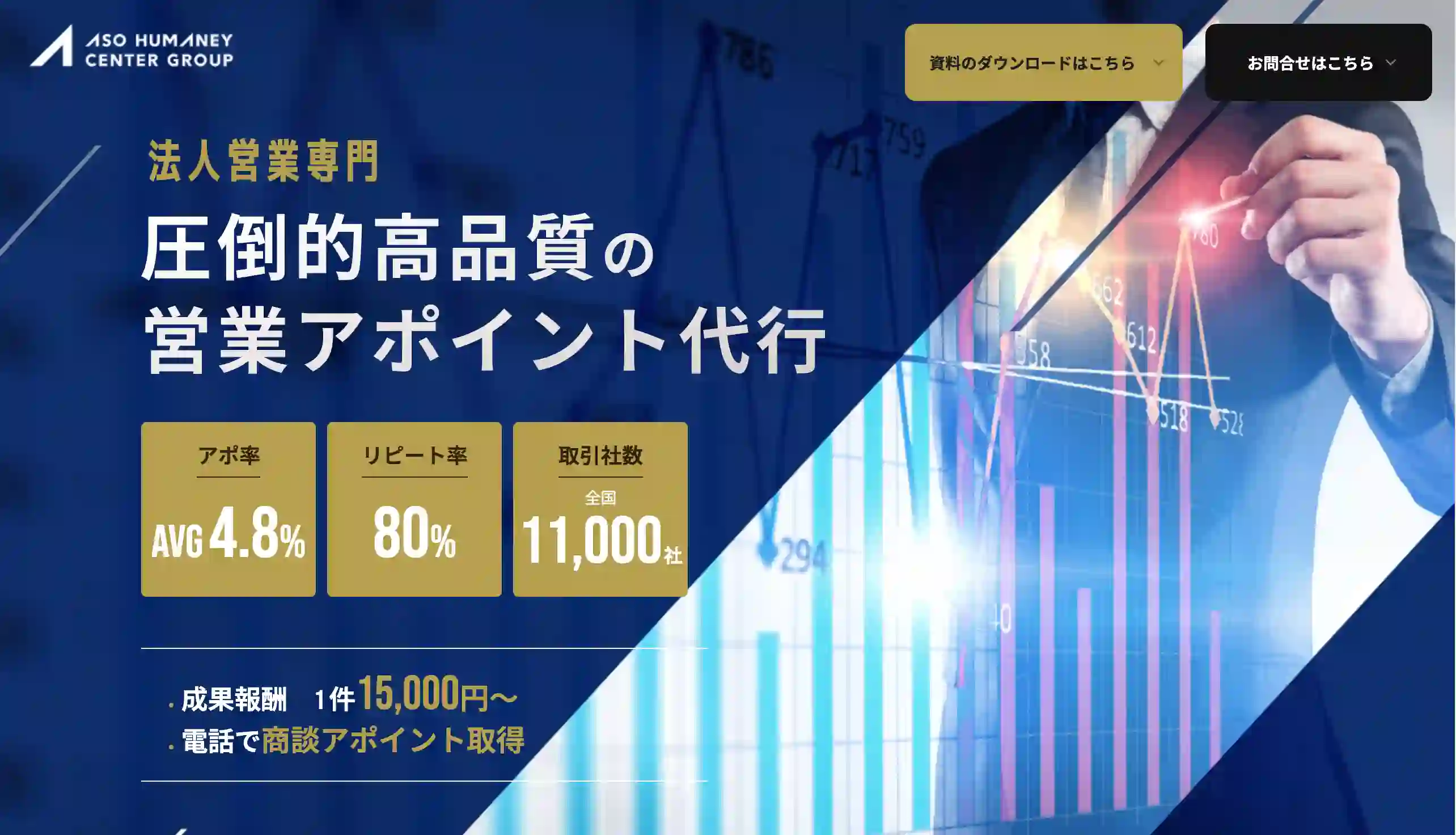 株式会社アソウ・ヒューマニーセンターの公式サイト画像