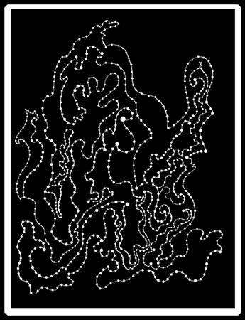In Guildford drawing dots to rest and reflect