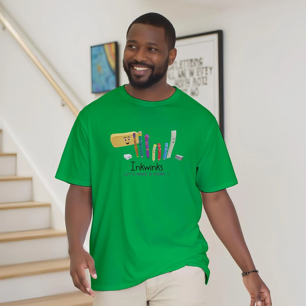Thumbnail: Classic Inkwinks Unisex Crewneck T-shirt - For Mums & Dads everywhere!
