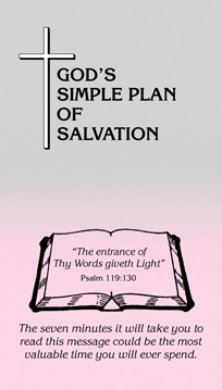 7 Minutes God's Simple Plan of Salvation