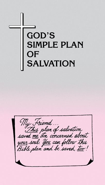 Personal Testimony God's Simple Plan of Salvation