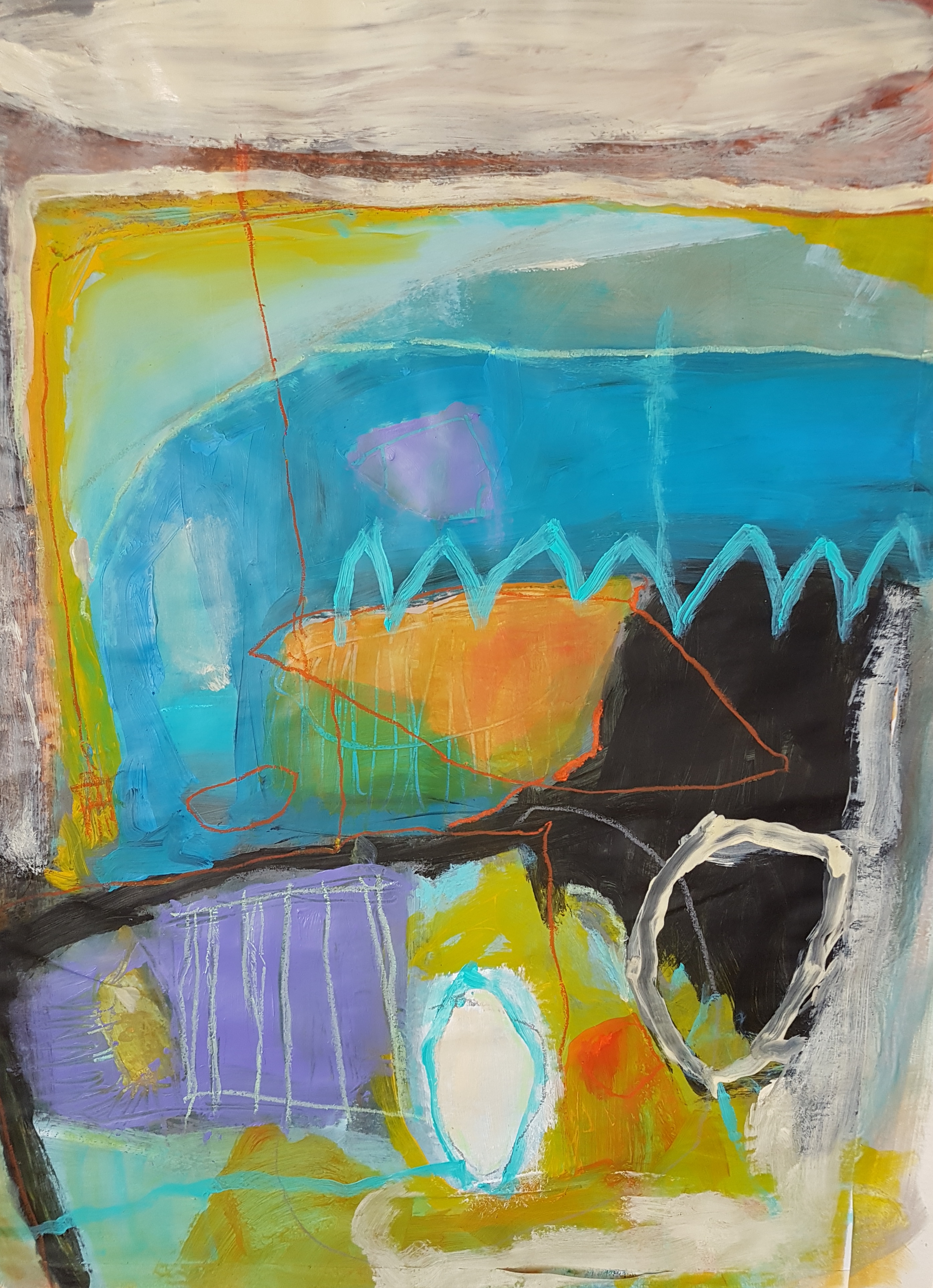 2019 - Acrylique sur papier