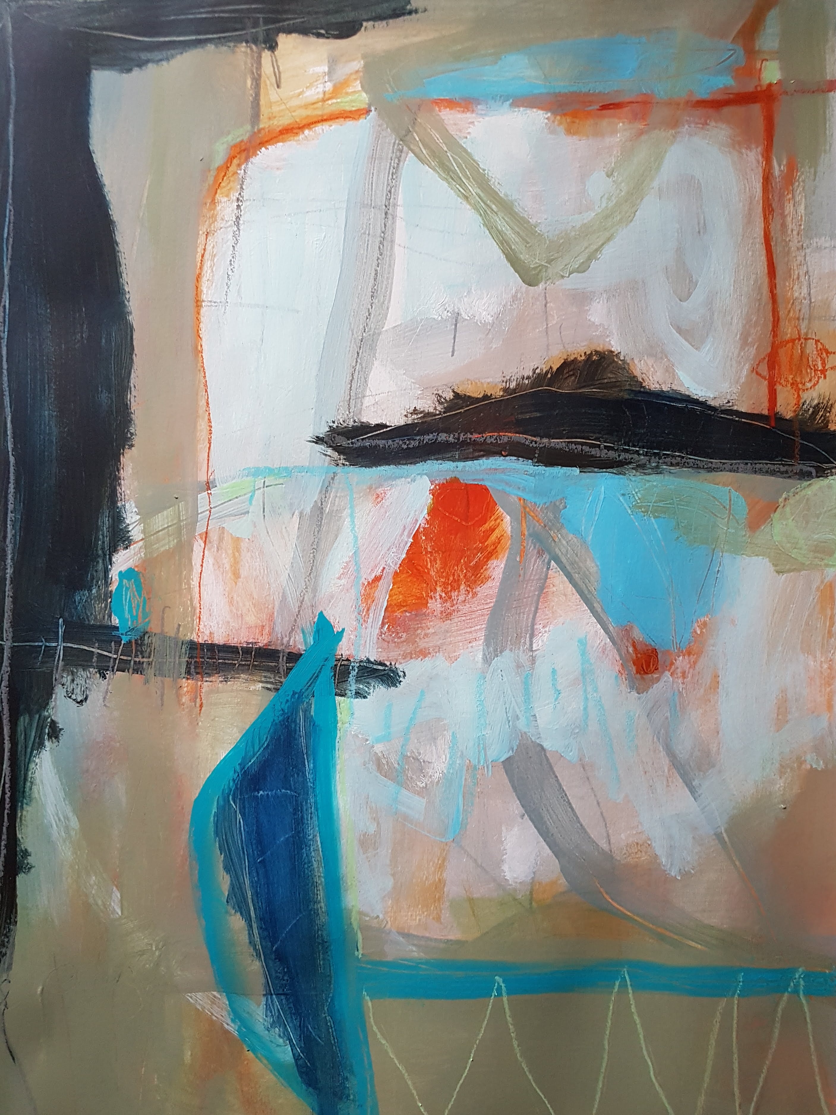 2019 - Acrylique sur papier 50x65cm