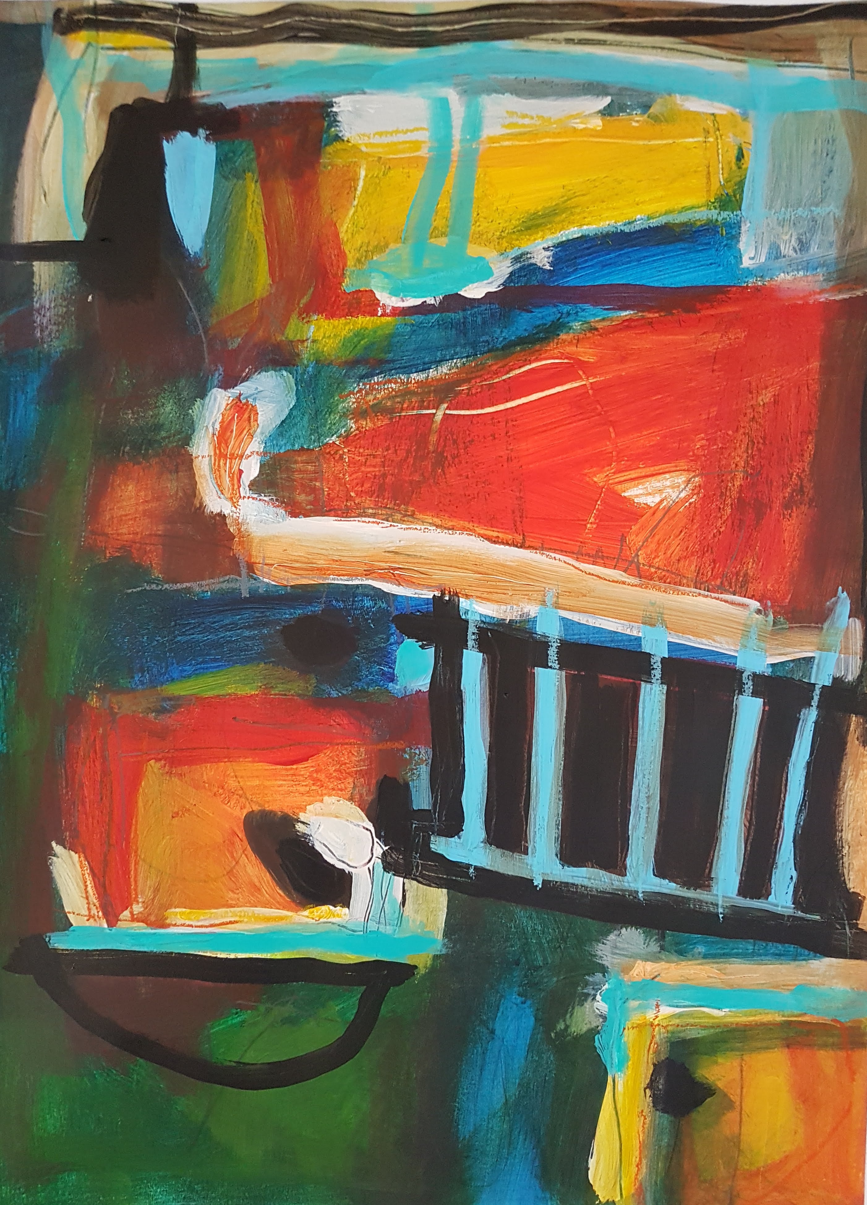 2019 - Acrylique sur papier 50x65cm