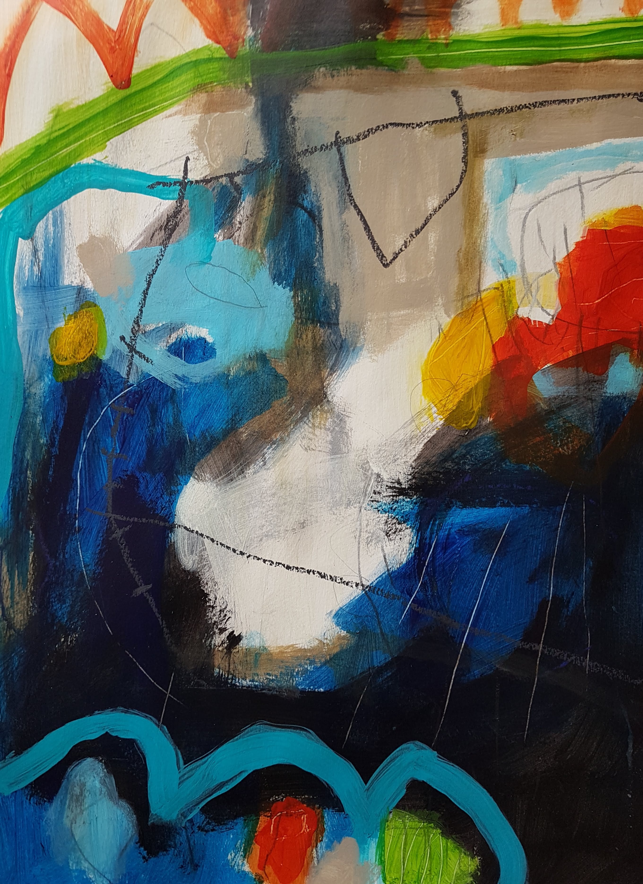 2019 - Acrylique sur papier 50x65cm