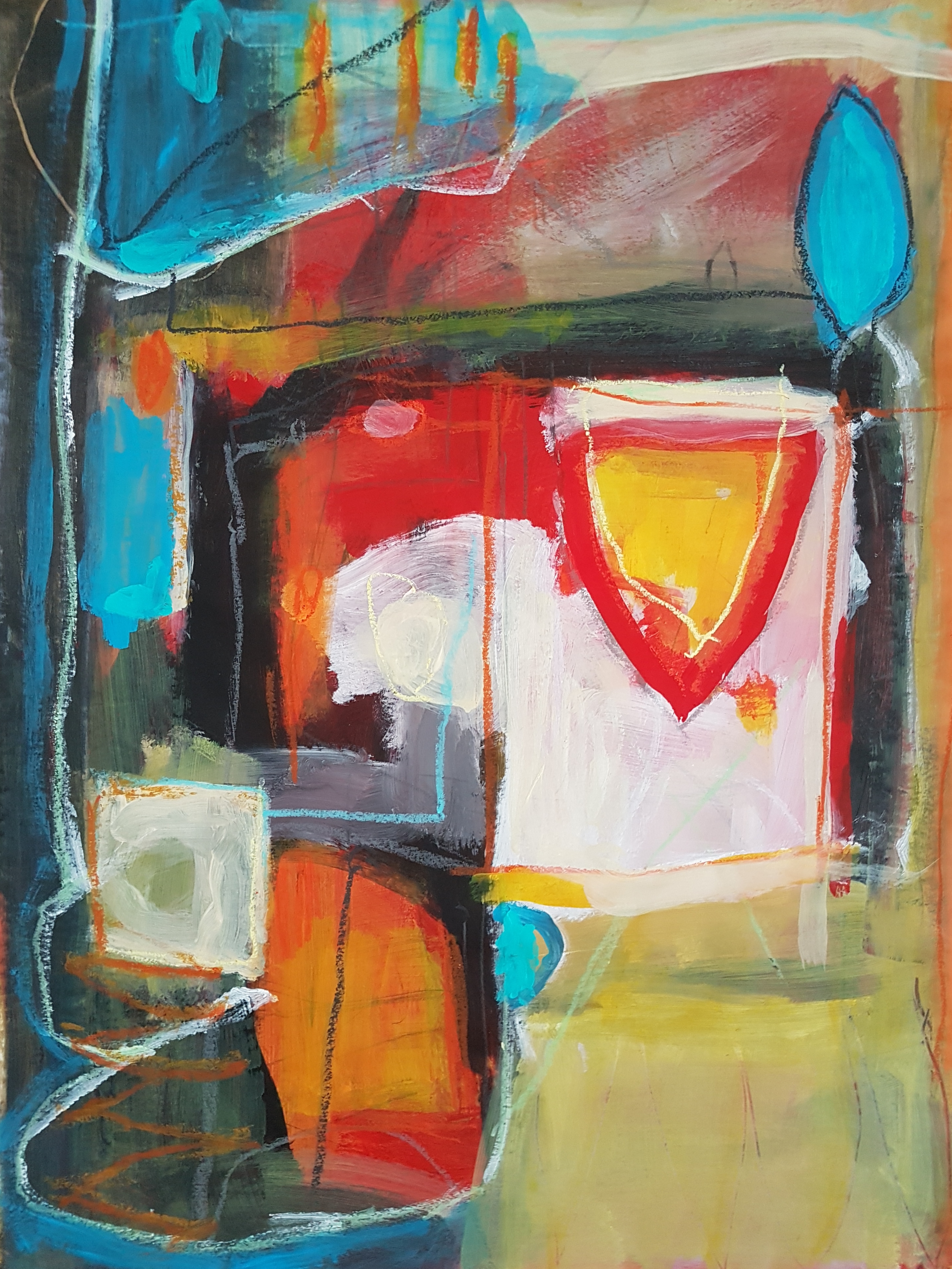 2019 - Acrylique sur papier