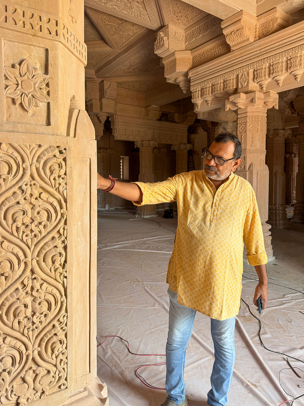 Rajendra Mistry, Architect of the Shri Dwarkadhish Temple Virar