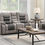 Thumbnail: U142-3PC	RECLINING SOFA-RECLINING LOVESEAT-RECLINING CHAIR