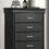 Thumbnail: B395-KDMCN	KING BED FRAME - DRESSER - MIRROR - CHEST - NIGHTSTAND