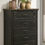 Thumbnail: B080-KDMCN	KING BED FRAME - DRESSER - MIRROR - CHEST - NIGHTSTAND