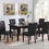 Thumbnail: D-128 DINING TABLE & 4 CHAIRS