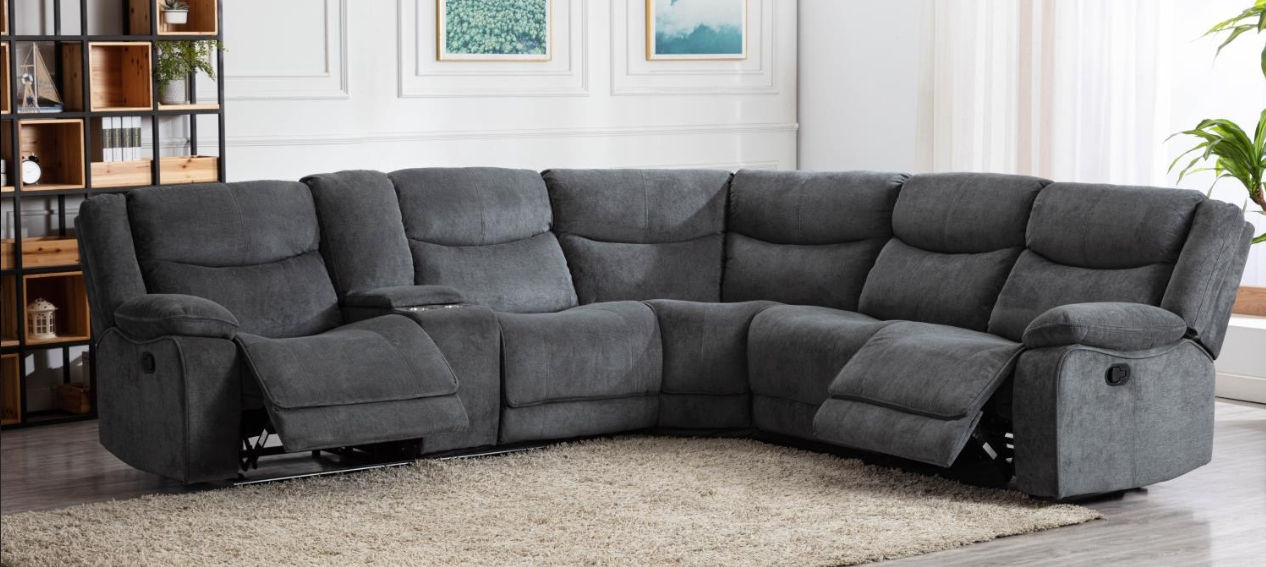 U76	GRAY 3 PC MOTION SECTIONAL