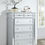 Thumbnail: B092-KDMCN	KING BED FRAME - DRESSER - MIRROR - CHEST - NIGHTSTAND