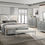 Thumbnail: B024-KDMCN	KING BED FRAME - DRESSER - MIRROR - CHEST - NIGHTSTAND