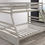 Thumbnail: S090	LIGHT GRAY TWIN/FULL BUNK BED