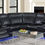 Thumbnail: U35-BK	BLACK 3 PC POWER RECLINING SECTIONAL (2 PWR)