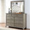 Thumbnail: B022-KDMCN	KING BED FRAME - DRESSER - MIRROR - CHEST - NIGHTSTAND
