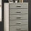 Thumbnail: B261-KDMCN	KING BED FRAME - DRESSER - MIRROR - CHEST - NIGHTSTAND