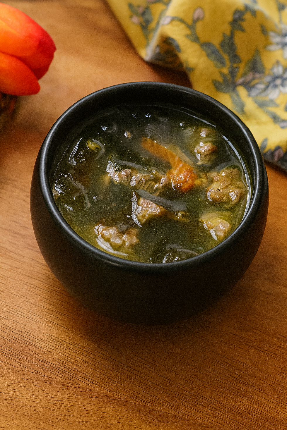 Easy Korean Seaweed Soup with Beef & Pollock