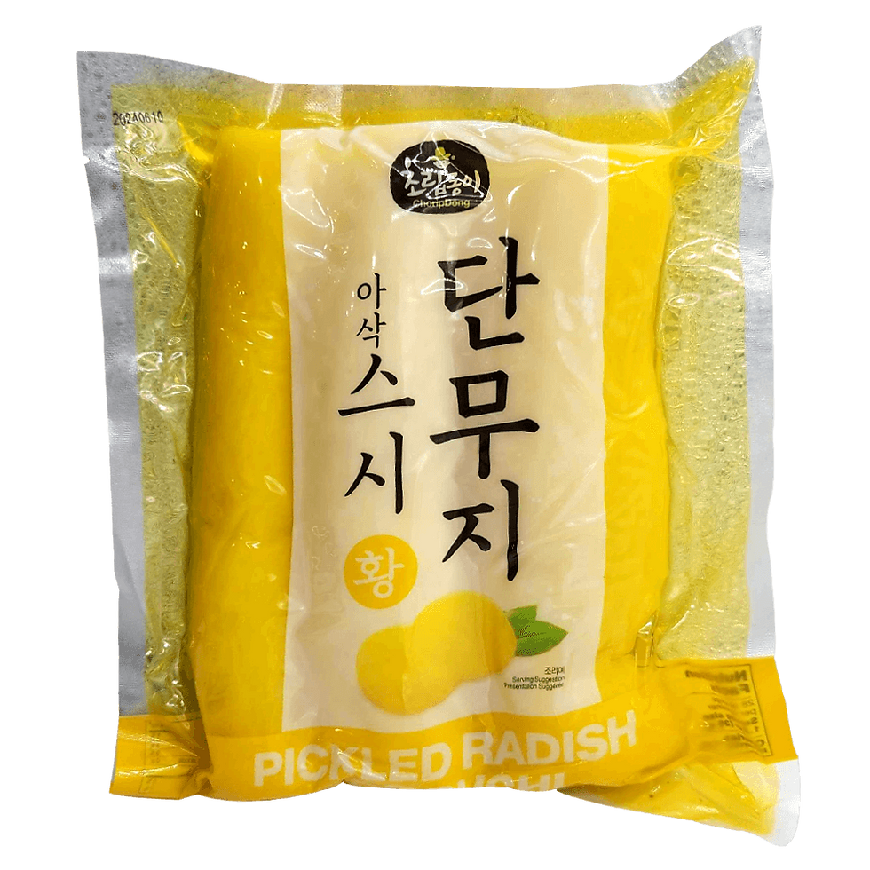 Choripdong Pickled Yellow Radish for Sushi – 2.2 lb (1 kg, Refrigerated)