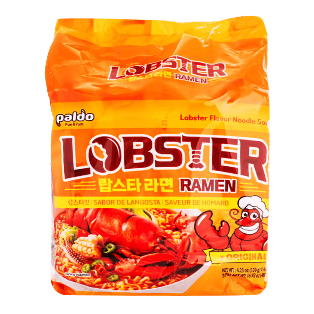 Paldo Lobster Ramen 4 Packs – 4.23oz (120g)