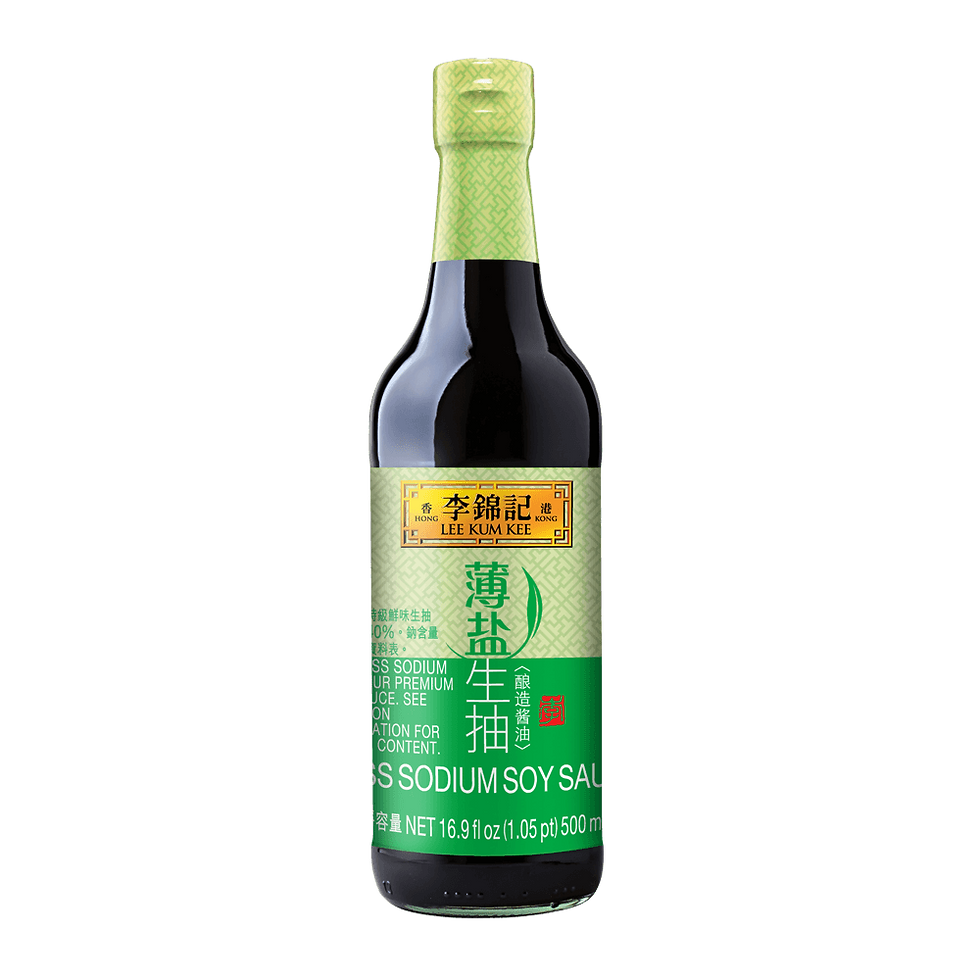 Lee Kum Kee Less Sodium Soy Sauce 16.9 FL OZ (500ml)