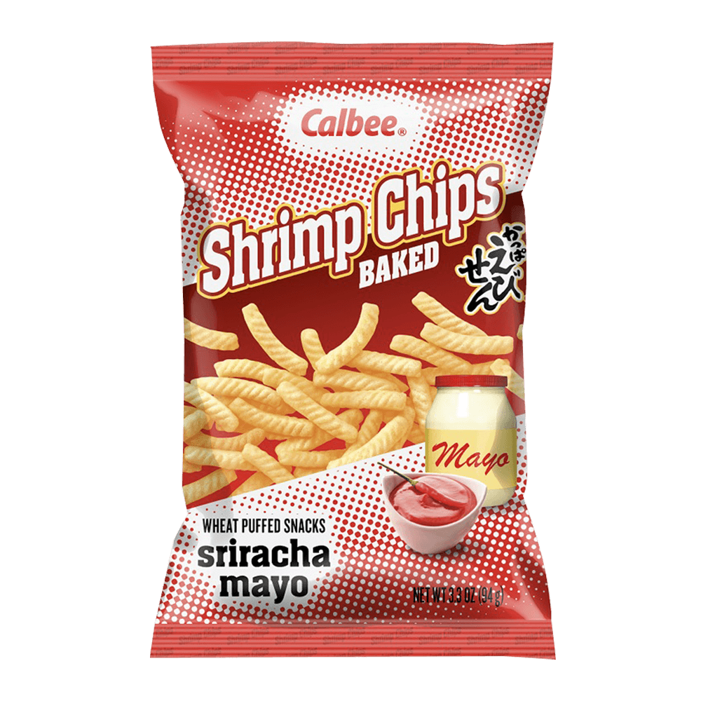 Calbee Shrimp Chips Sriracha Mayo – 3.3 oz (94 g)