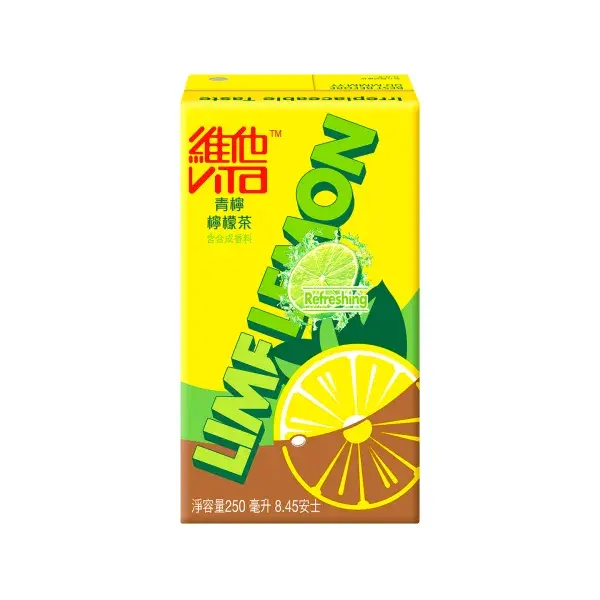 Vita Lime Lemon Tea 8.45 fl.oz (250ml) 6 Packs