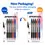 Thumbnail: BAZIC Spencer Assorted Color Retractable Pen – 5 Pack