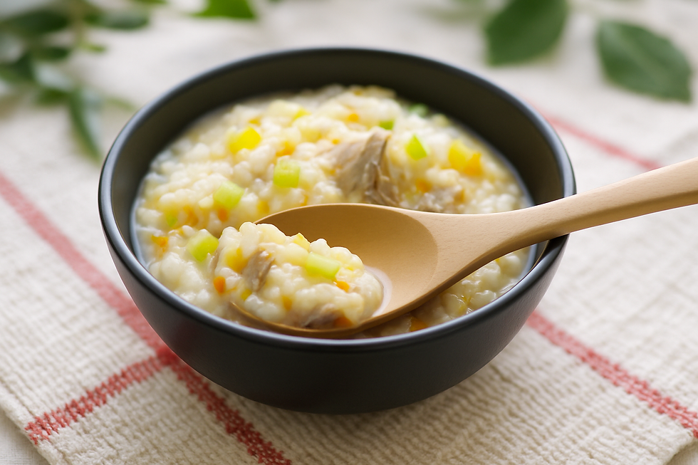 Simple Tuna Rice Porridge Recipe