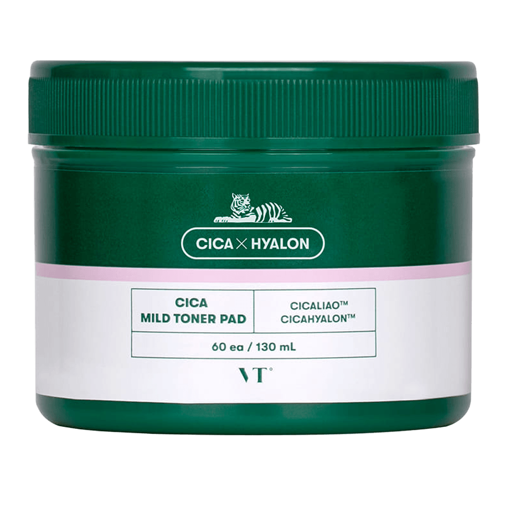 VT Cosmetics Cica Mild Toner Pad – 60 pcs