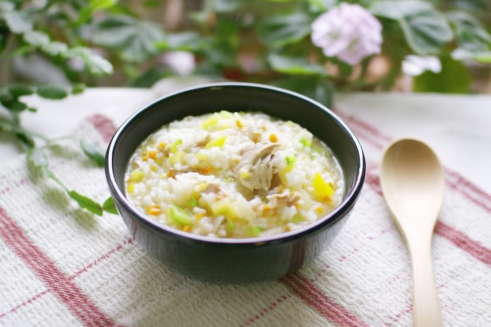 Simple Tuna Rice Porridge Recipe
