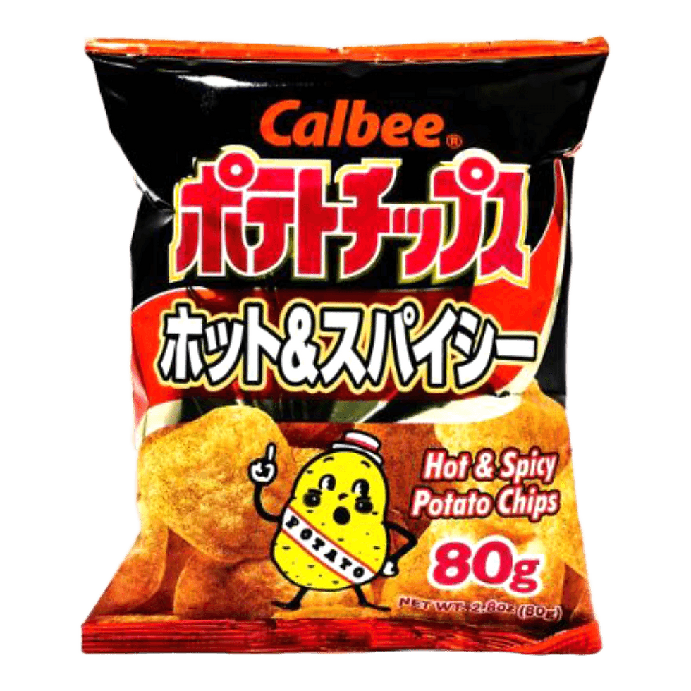 Hot & Spicy Potato Chips – 2.8 oz (80 g)