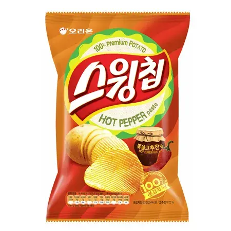 Orion Swing Chip Hot Pepper Paste Flavor – 4.37 oz (124 g)