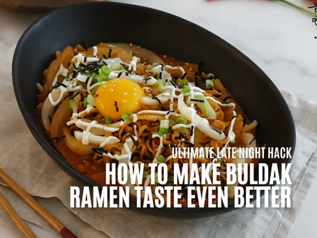 How to Make Buldak Ramen Even Better (Easy Cheese, Onion & Mayo Upgrade)