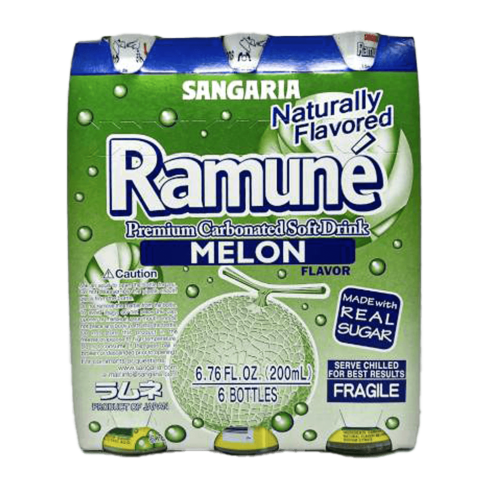 Sangaria Ramune Melon Flavor 40.56 fl oz (1200ml)